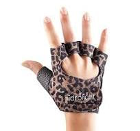 Luva musculação animal print academia